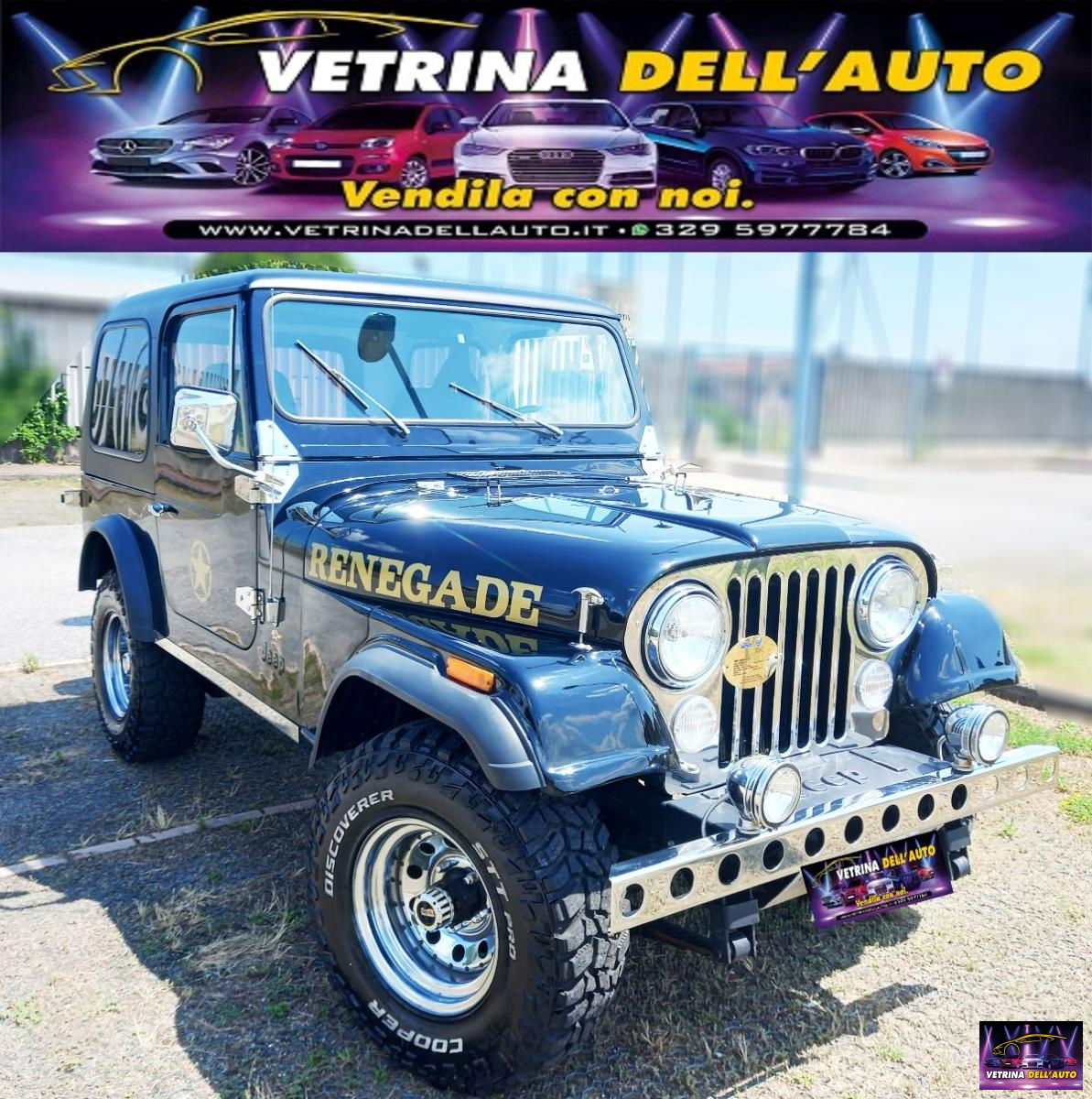 JEEP Renegade JEEP RENEGADE 1980  TARGA ORO PER NEOPATENTATI